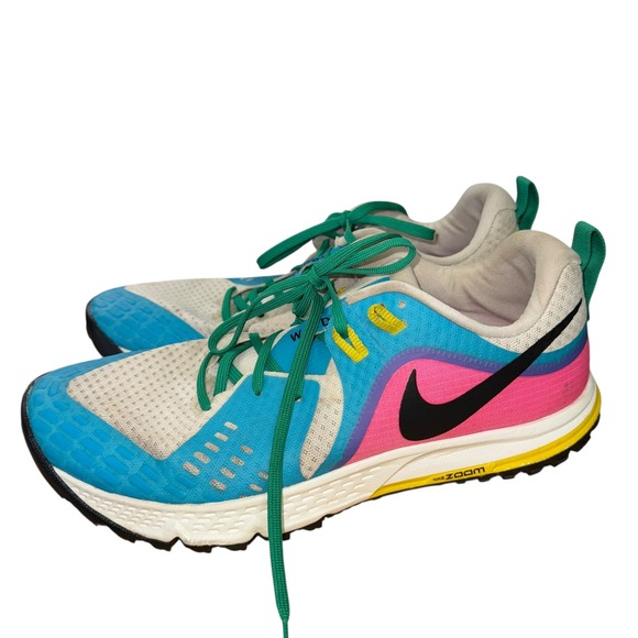 Nike Air Zoom Wildhorse 5 Womens 11 Pre-Owned Light Orewood AQ2223-100 Sneakers - Picture 3 of 14